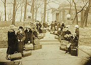 Students at early Radford