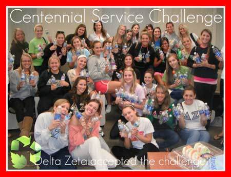 members of Delta Zeta sorority