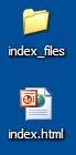 HTML Doc and Folder