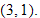 $(3,1).$